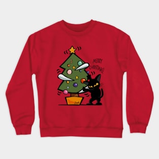 Cat Christmas Crewneck Sweatshirt